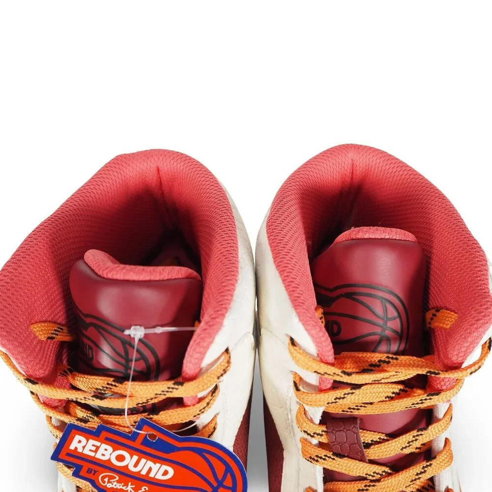 Patrick Ewing Rebound High Top Basketball Shoes‎ Men 10 Orange Brown 1RMBE09-907